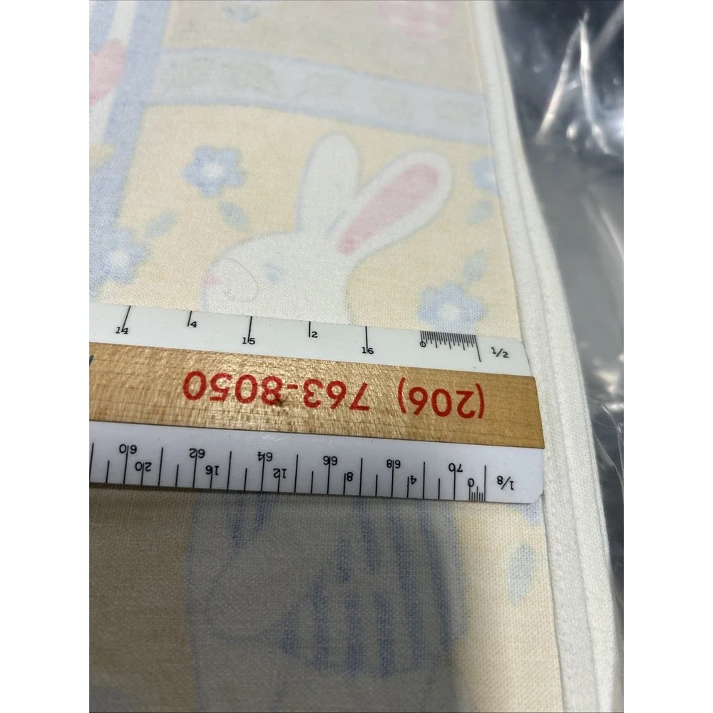 Pier One Imports Spring Easter Placemats Table Setting Bunny Rabbit Pastels 4ct